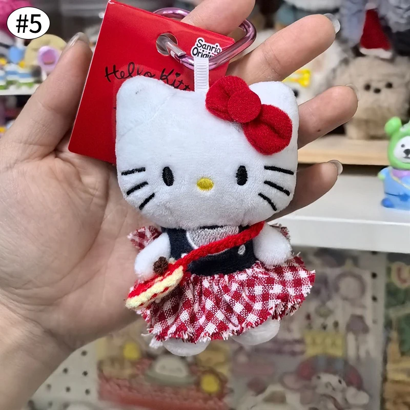 Adorable porte-clés en peluche Hello Kitty, breloque à suspendre pour sac – Image 29