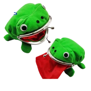 Porte-monnaie Naruto style anime kawaii – grenouille verte.