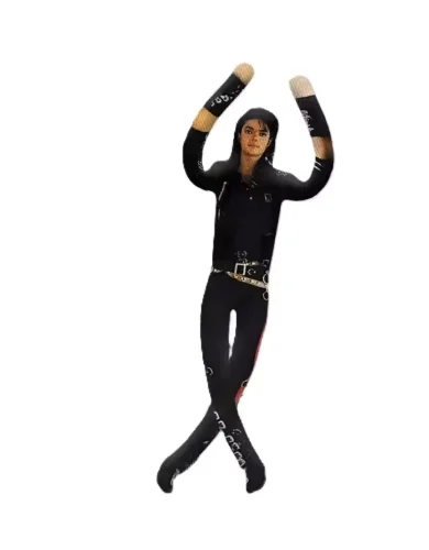 Peluche Michael Jackson – objet de collection avec articulations mobiles. – Image 7
