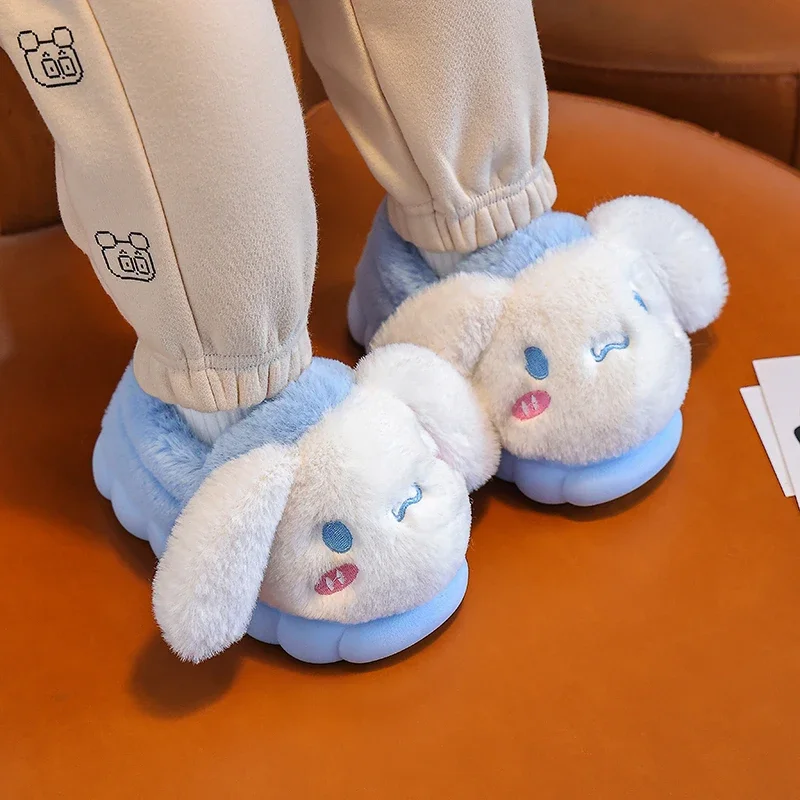 Chaussons en peluche plats et mignons pour enfants – Image 8