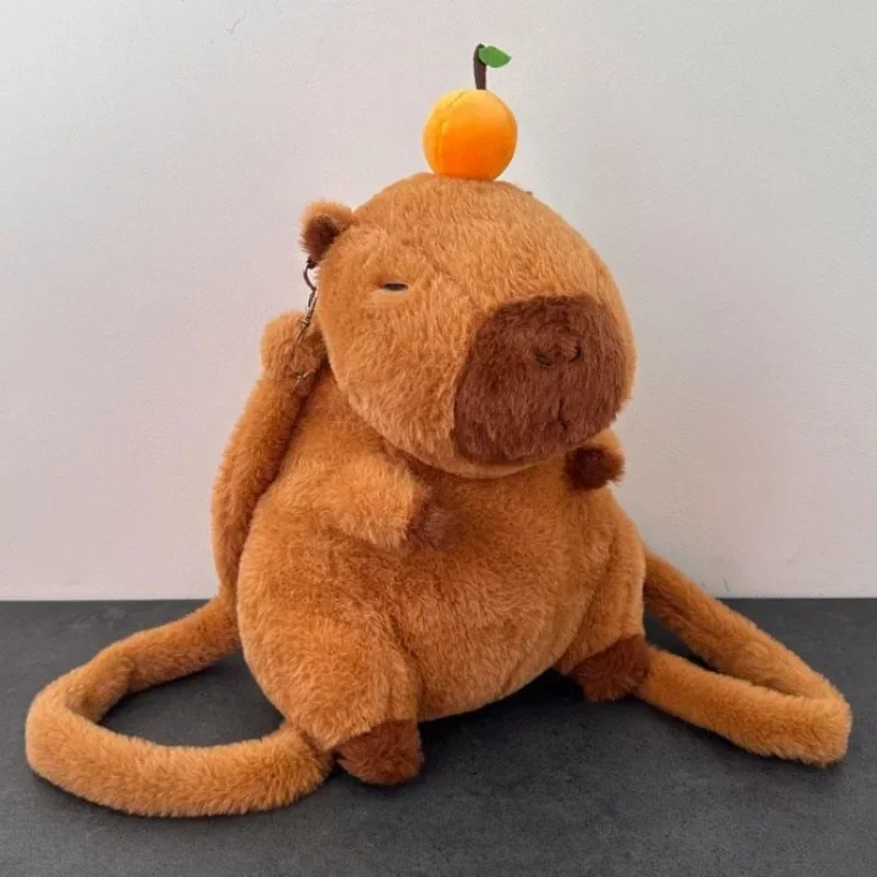 Sac à dos en peluche Capybara – Sac en fourrure – Sac pour enfants – Image 5