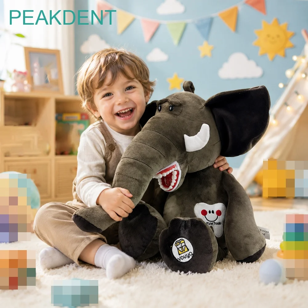 1 peluche dentaire en forme d'éléphant – Image 2