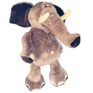 Adorable peluche éléphant – Coussin en peluche pour filles.