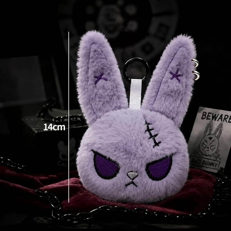 Pendentif poupée lapin sombre style horreur – Image 4