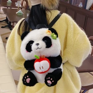 Adorable et pratique sac à dos en peluche panda
