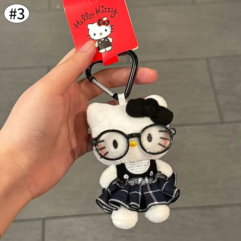 Adorable porte-clés en peluche Hello Kitty, breloque à suspendre pour sac – Image 24