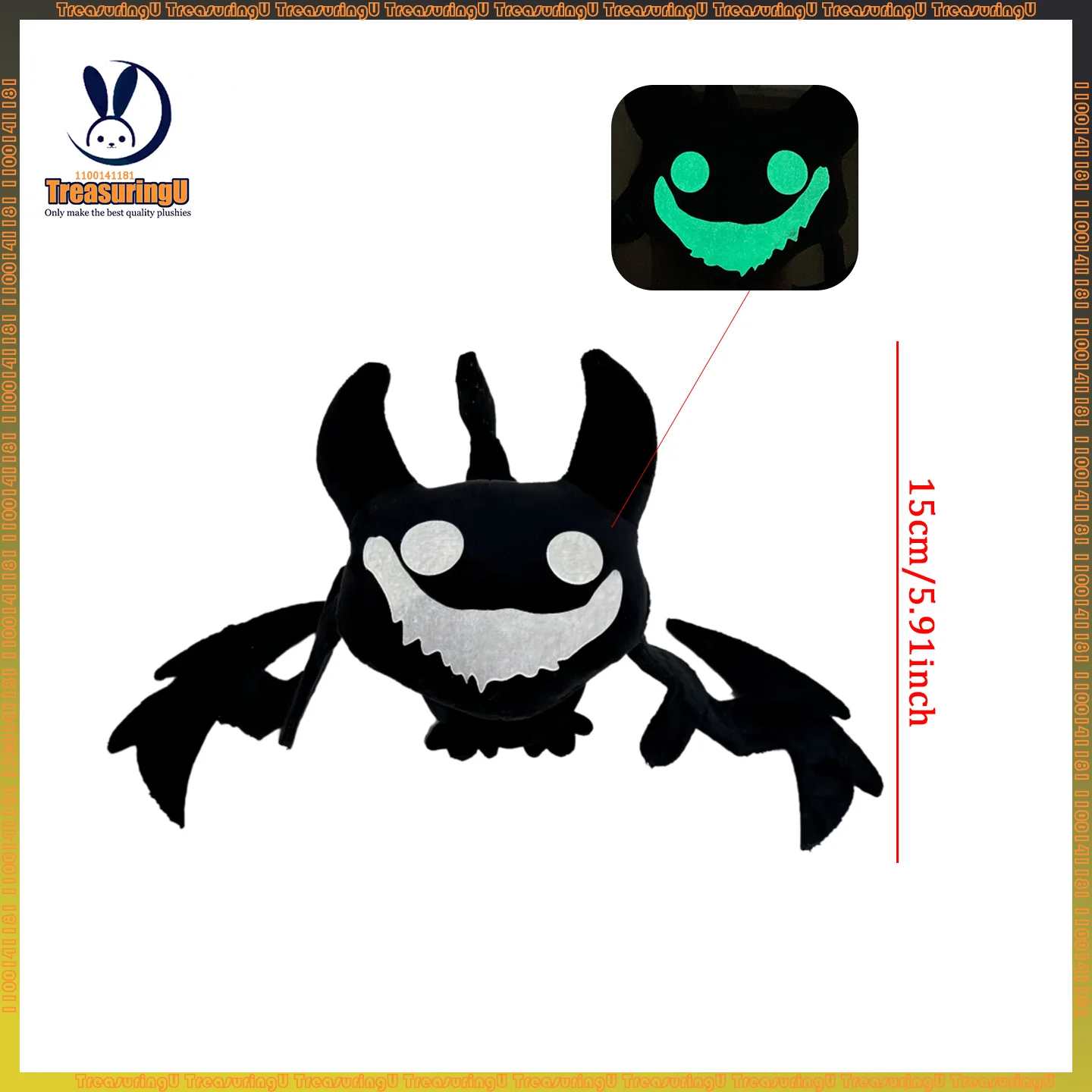 Peluche TreasuringU – Jeu d'horreur, poupée en peluche pour enfants – Image 3