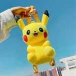 Sac à dos en peluche Pikachu 30 cm – Style anime japonais, pour filles.