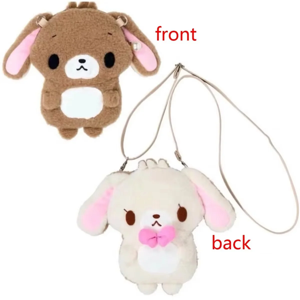 Sac bandoulière en peluche double face Sanrio Sugarbunnies – Image 3