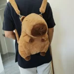 Sac à dos en peluche Capybara – Animal en peluche doux et mignon