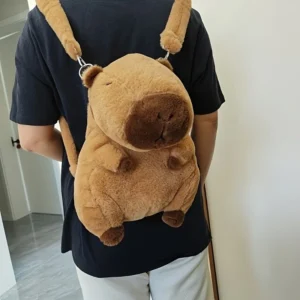 Sac à dos en peluche Capybara – Animal en peluche doux et mignon