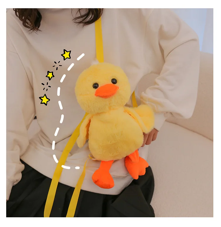 Sac en peluche « Petit Canard Jaune » (lot de 1 à 10 pièces) – Image 10