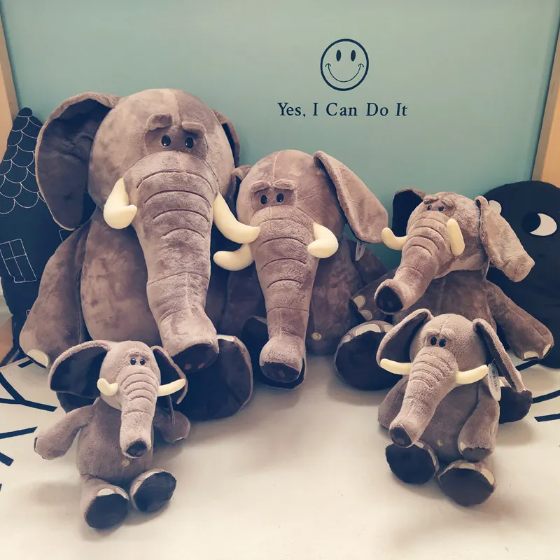 Adorable peluche éléphant – Coussin en peluche pour filles. – Image 2