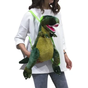 Sac à dos en peluche dinosaure