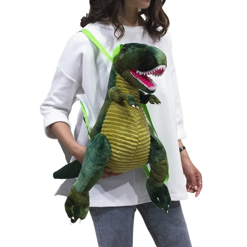 Sac à dos en peluche dinosaure