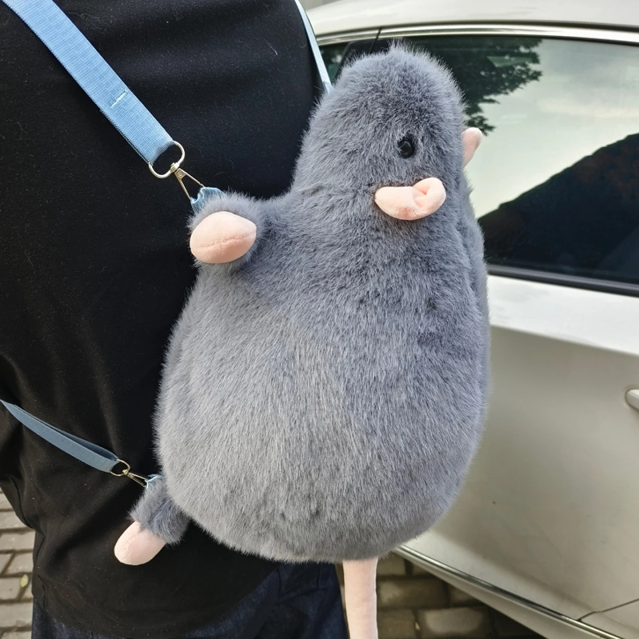 Sac à dos tendance et original, modèle en forme de souris – Image 2