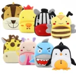 Sac à dos créatif en peluche pour maternelle