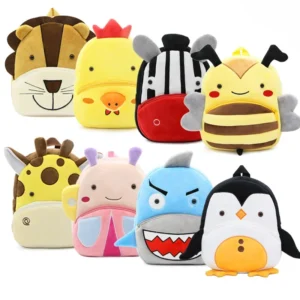 Sac à dos créatif en peluche pour maternelle