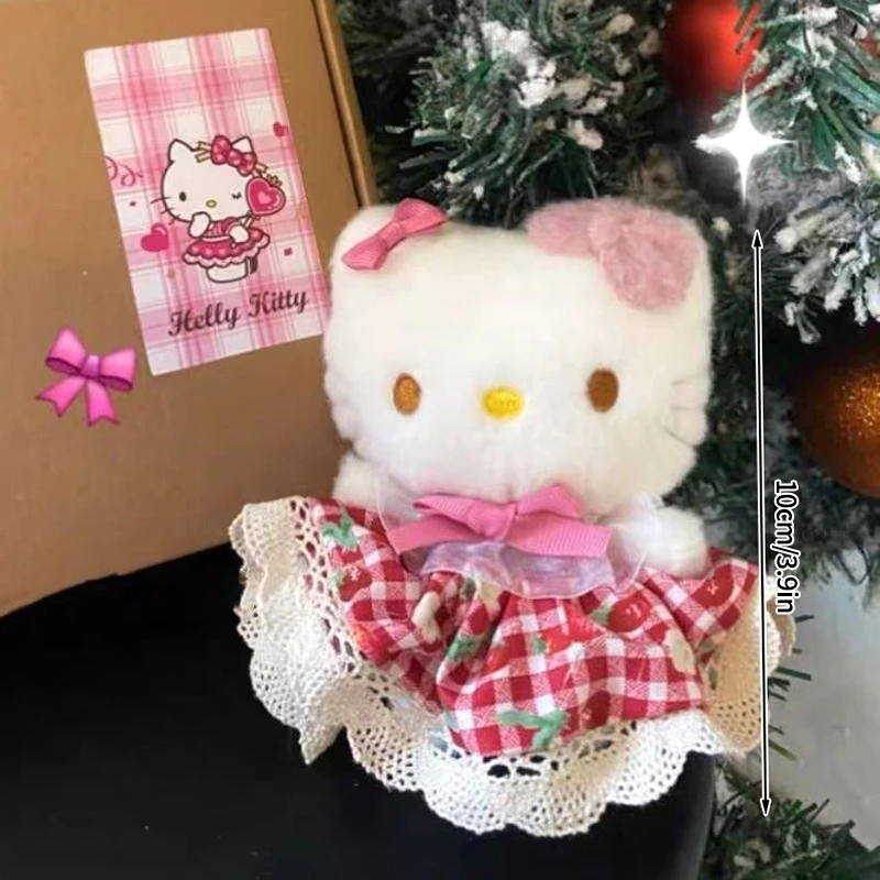Adorable porte-clés en peluche Hello Kitty, breloque à suspendre pour sac – Image 14
