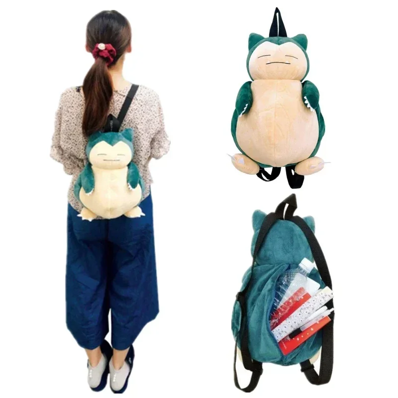 Sac à dos en peluche Pokémon Ronflex (style dessin animé) – Image 2