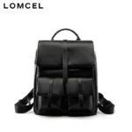 Sac à double porté épaule LOMCEL 609 en cuir véritable