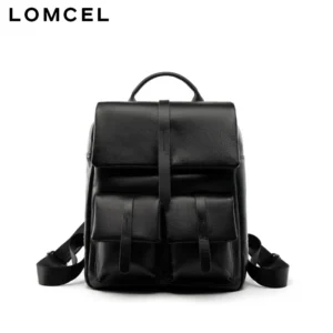 Sac à double porté épaule LOMCEL 609 en cuir véritable