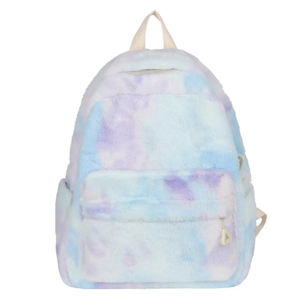 Sac à dos léger de couleur unie pour étudiante – Image 11