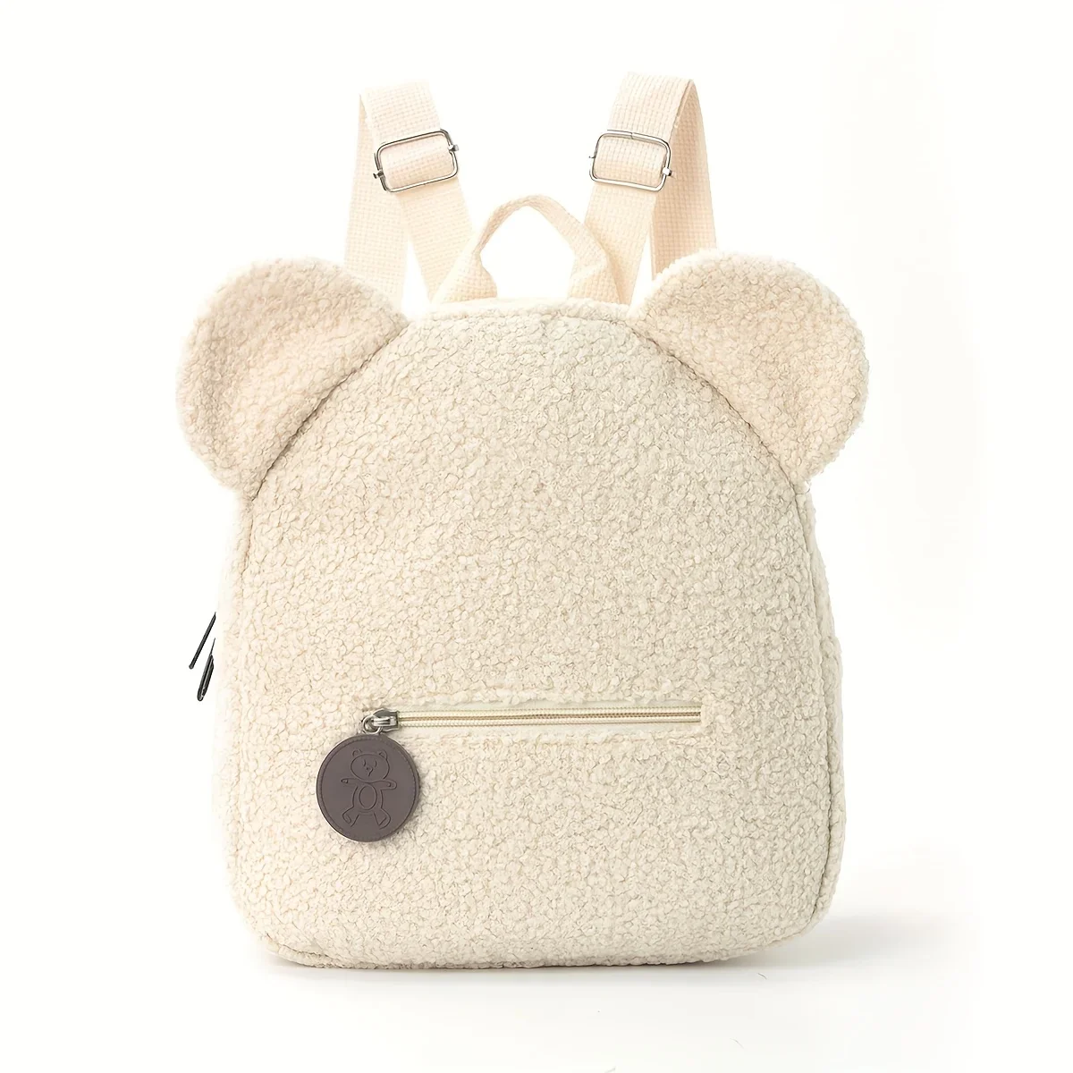 Sac à dos ours en peluche personnalisé avec prénom brodé – Image 6