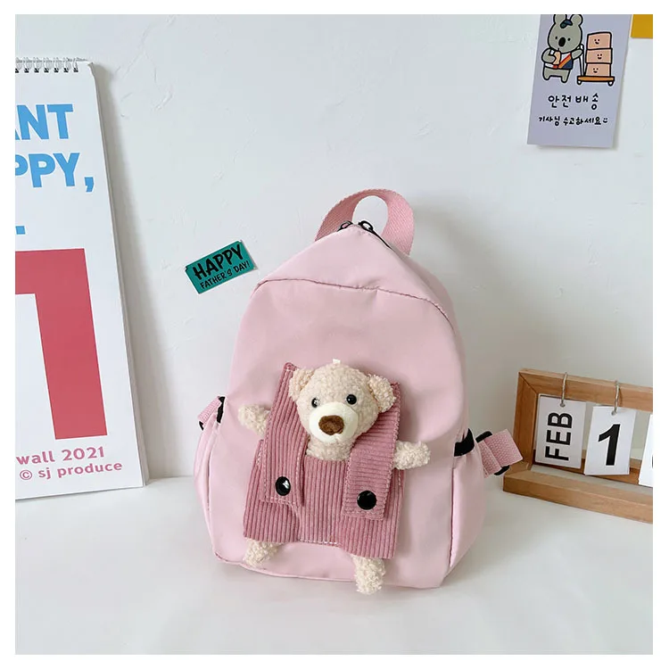 Adorable sac à dos en peluche en forme d'ours pour tout-petits – Image 7