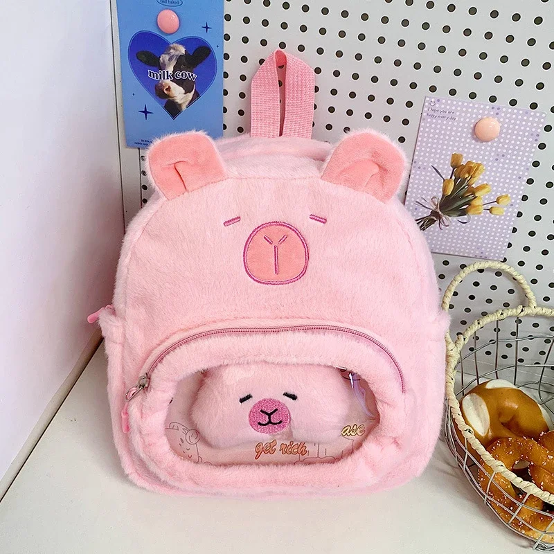 Nouveau sac à dos en peluche Capybara – Image 4
