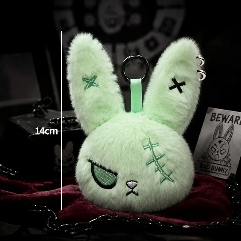 Pendentif poupée lapin sombre style horreur – Image 8