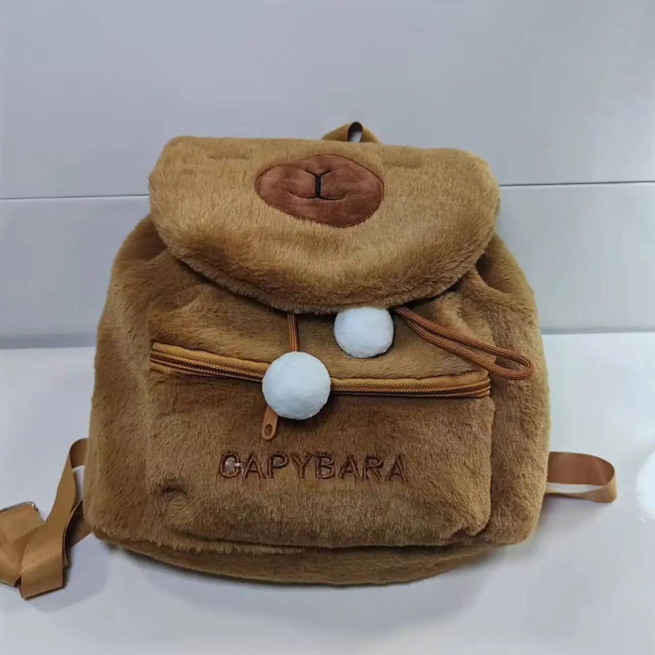 Sac à dos en peluche Capybara – Animal en peluche doux et mignon – Image 7