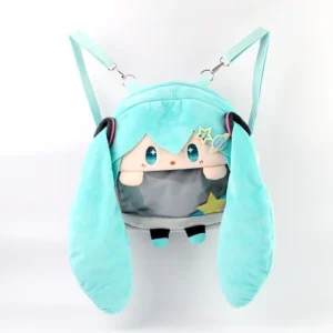 Sac à dos en peluche douce Hatsune Miku – Sac à bandoulière adorable