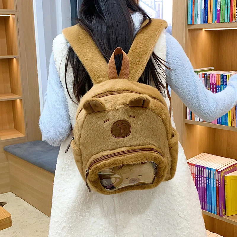 Nouveau sac à dos en peluche Capybara – Image 6
