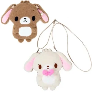 Sac bandoulière en peluche double face Sanrio Sugarbunnies