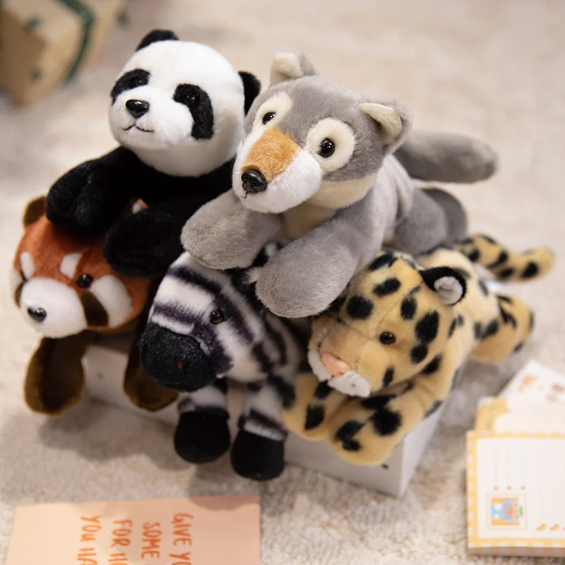 Nouveaux adorables animaux de la forêt et de la jungle en peluche (lot) – Image 12