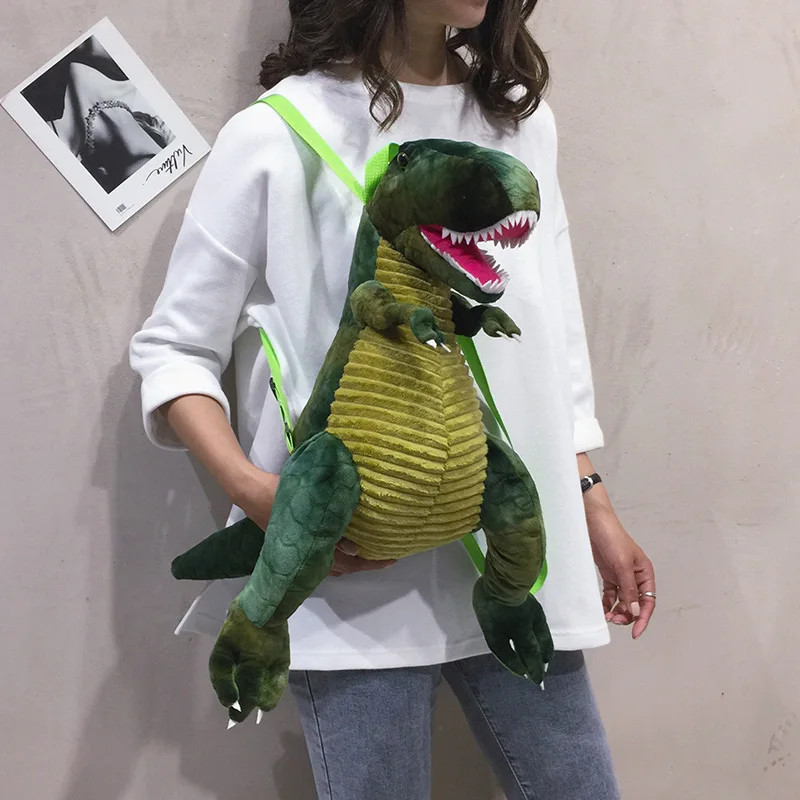 Sac à dos en peluche dinosaure – Image 6