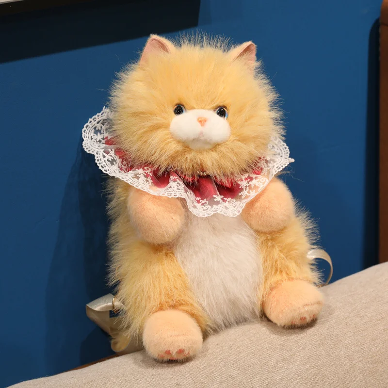 Sac à dos mignon en forme de chat Ragdoll (peluche) – Image 11