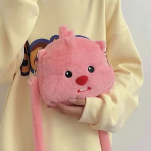 Sac bandoulière mignon en peluche  – Style japonais tendance