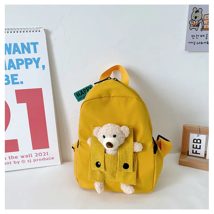 Adorable sac à dos en peluche en forme d'ours pour tout-petits – Image 4