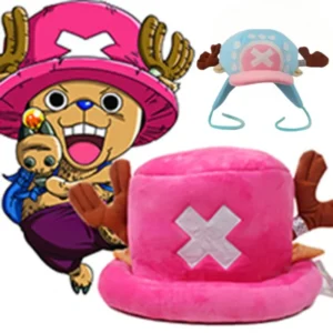 Bonnet en peluche style anime, chaud pour l'hiver