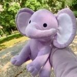 Peluche éléphant kawaii – Jouet en peluche pour bébé et enfant